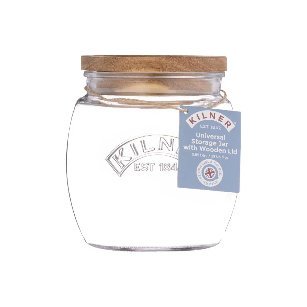 KILNER Jar with Wooden Lid 28.7 OZ - Image 5
