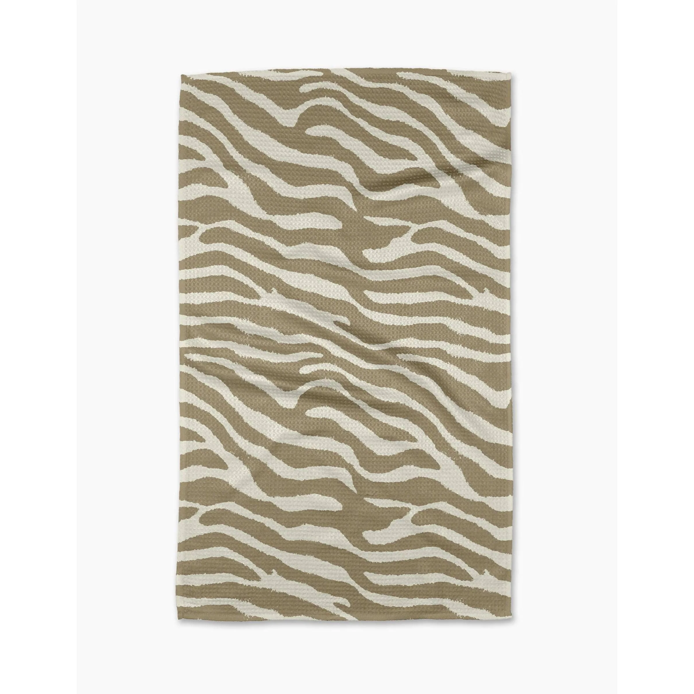 Zira Tan Geometry Tea Towel