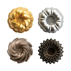 Nordic Ware Bundt Magnets. Set of 4