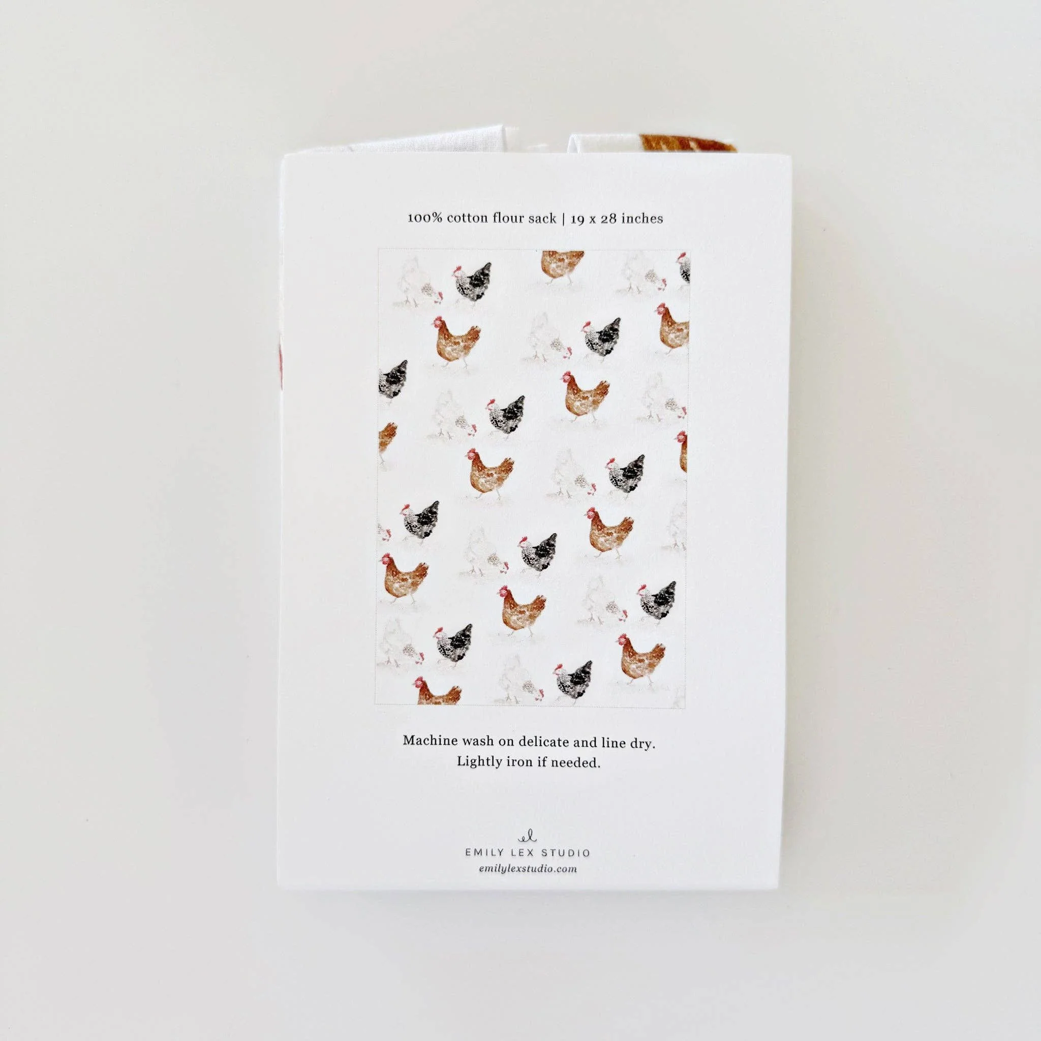 Chickens tea towel - Image 3