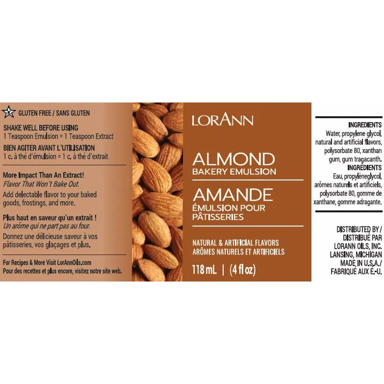 LorAnn Almond Bakery Emulsion 4 fl oz. - Image 2