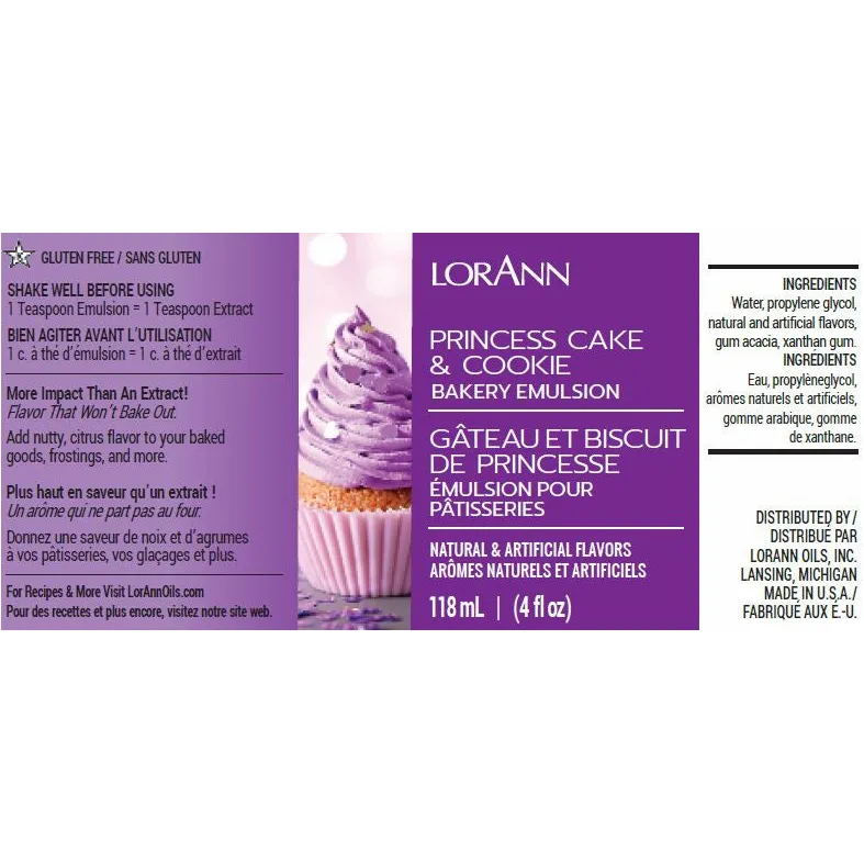 LorAnn Princess Cake & Cookie Bakery Emulsion 4 fl oz. - Image 3