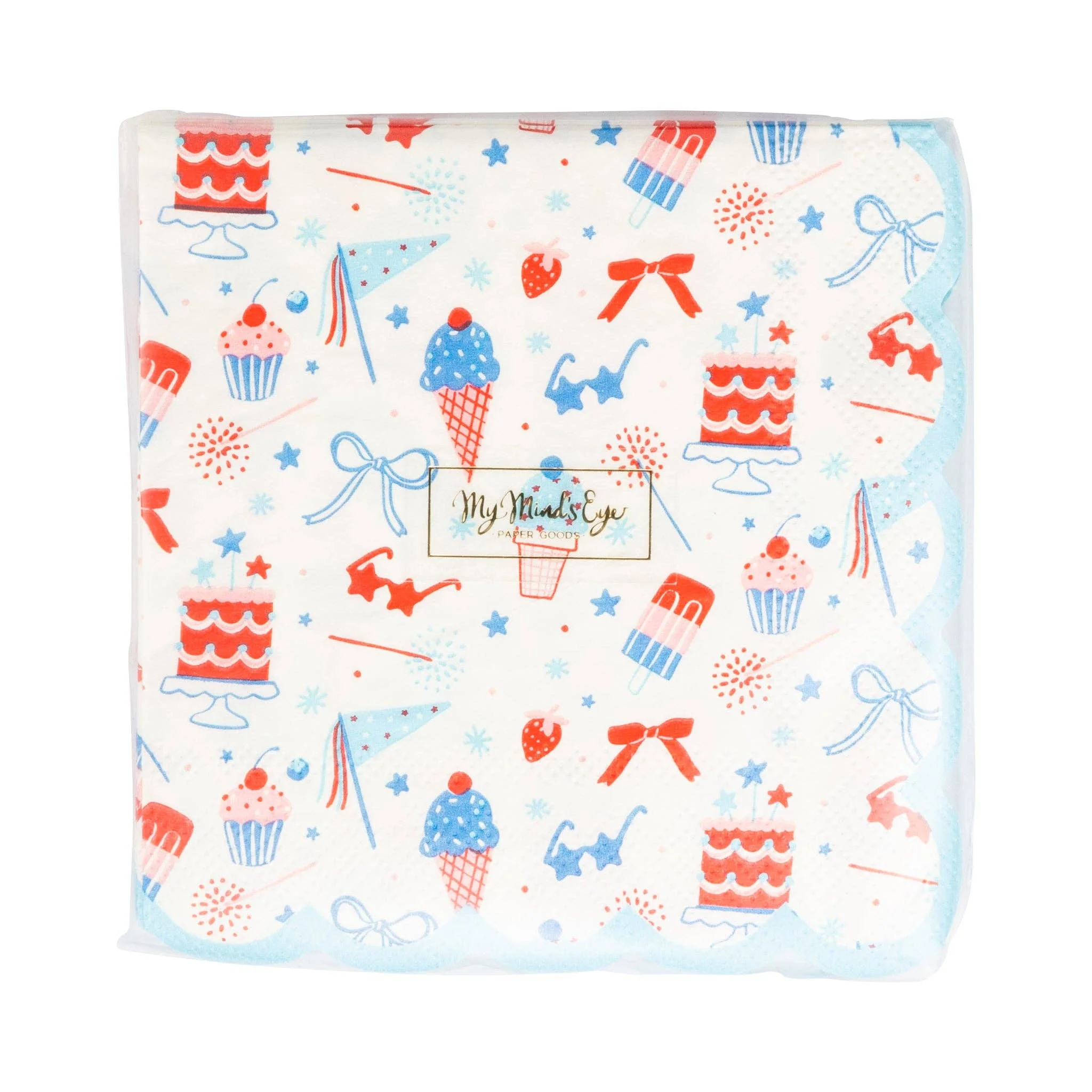 Summertime Pattern Cocktail Napkin - Image 4