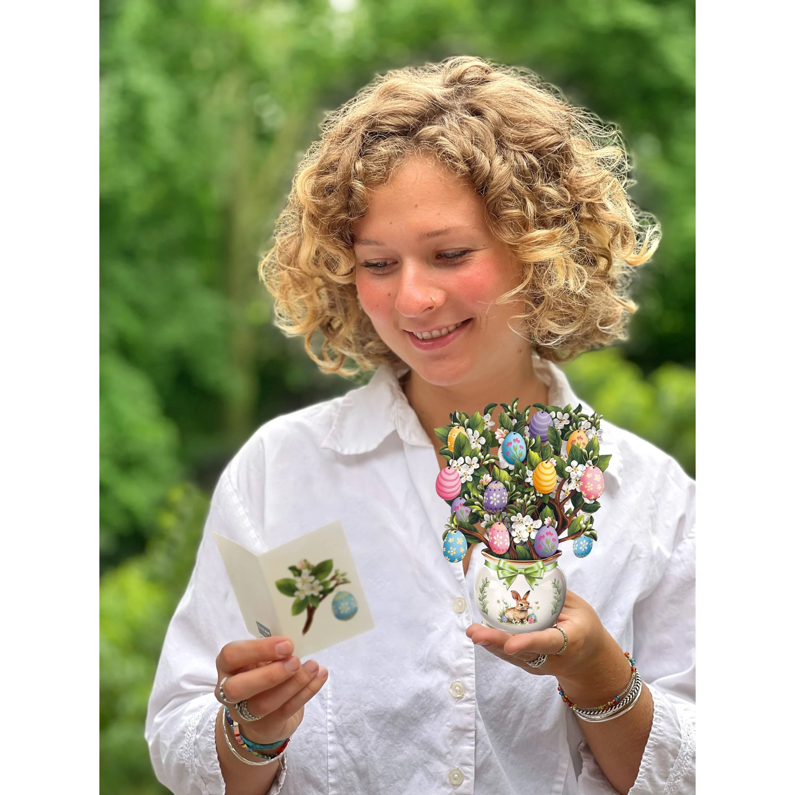 Mini Easter Egg Tree Greeting Card - Image 3