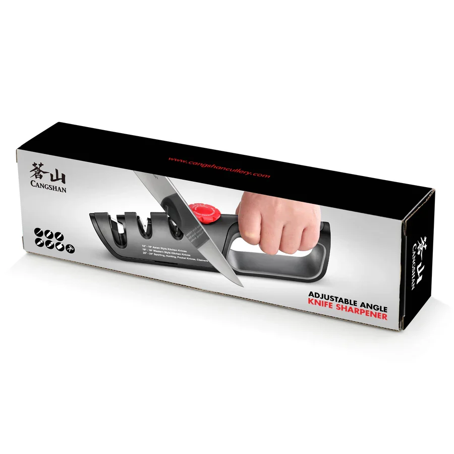 Cangshan 3 Stage Adjustable Knife Sharpener + Scissor Sharpener - Image 7