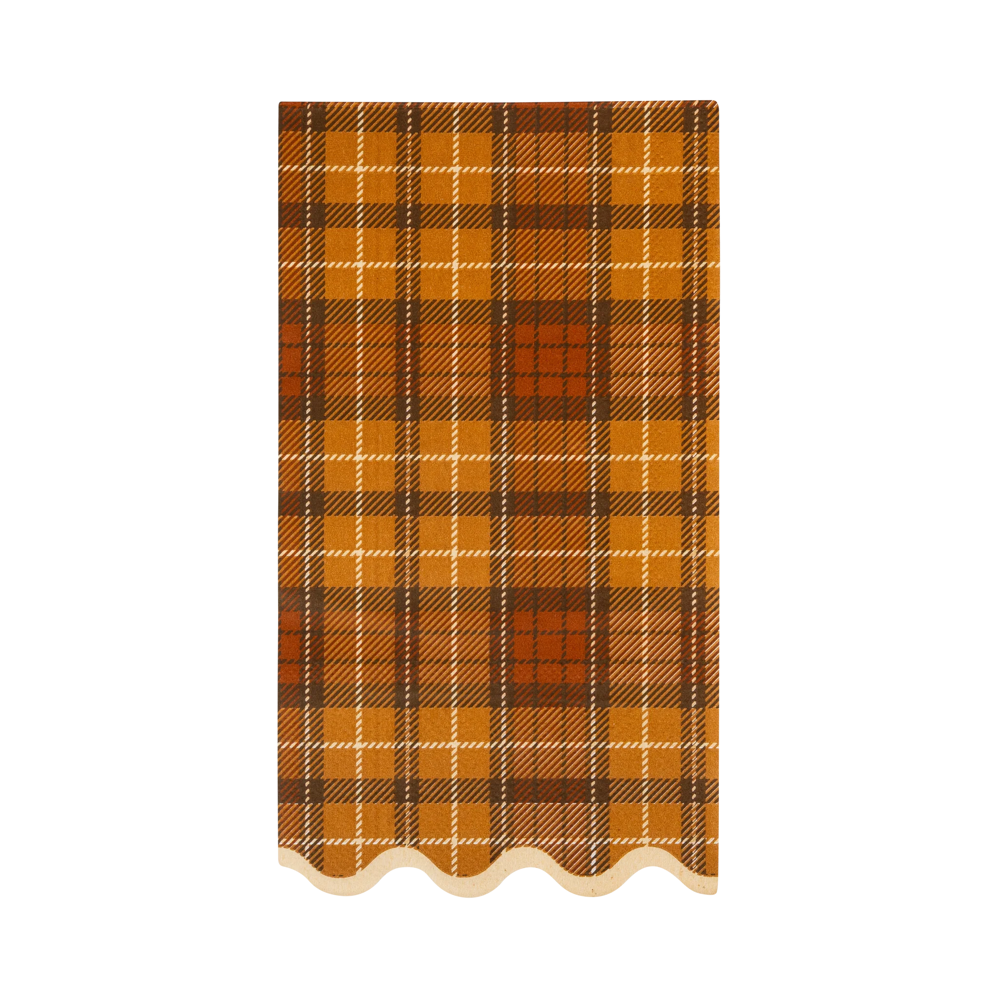 Autumn Plaid Dinner Paper Napkins
