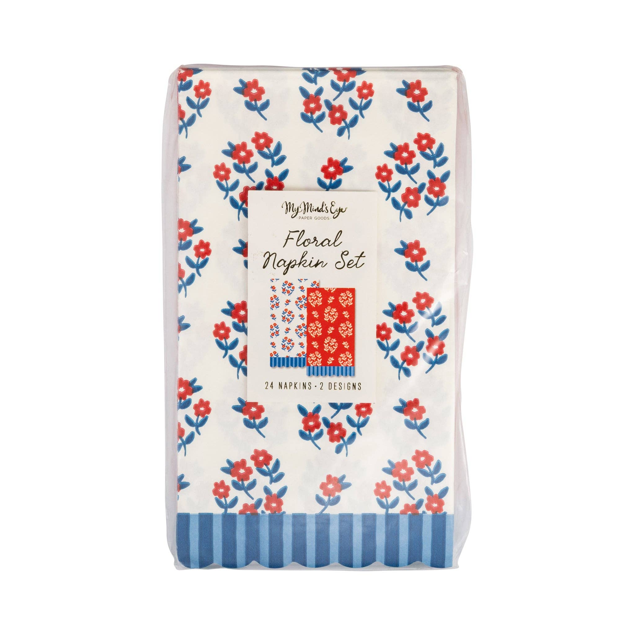 Floral Paper Napkin Set - Image 3