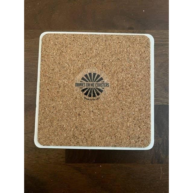 Beach Answer Coaster | Funny Party Gift | Home Bar Decor - Image 2