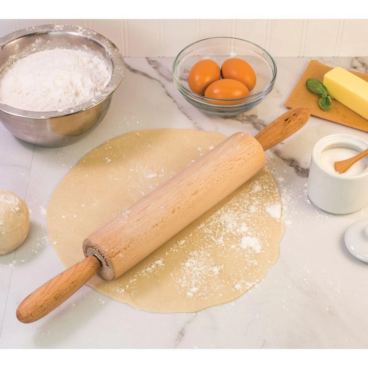 Mrs. Anderson's Baking Beechwood Rolling Pin. 10in - Image 2