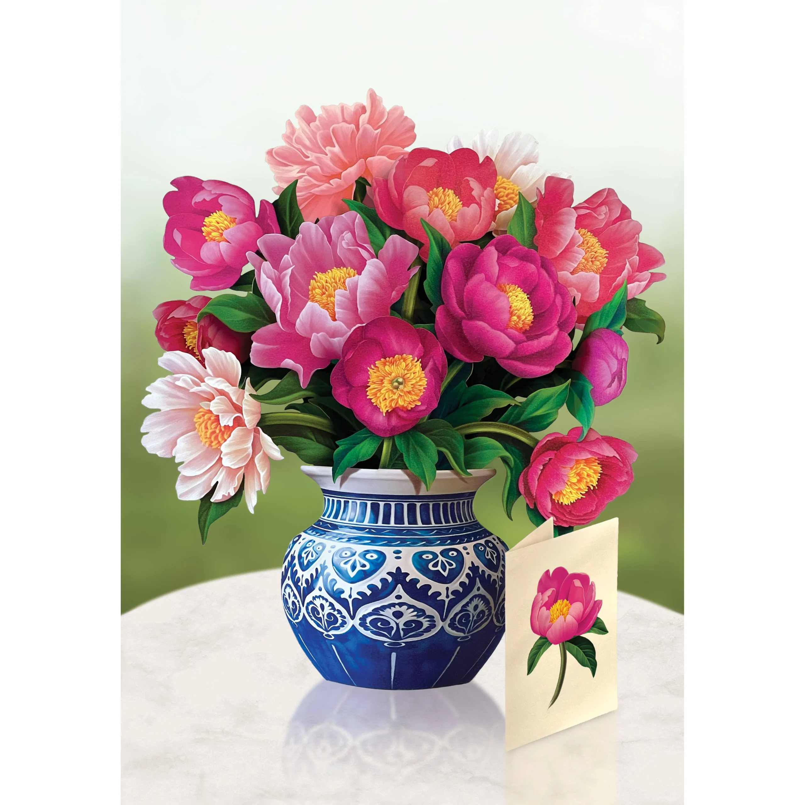 Peony Paradise Pop-up Greeting Cards - Image 3