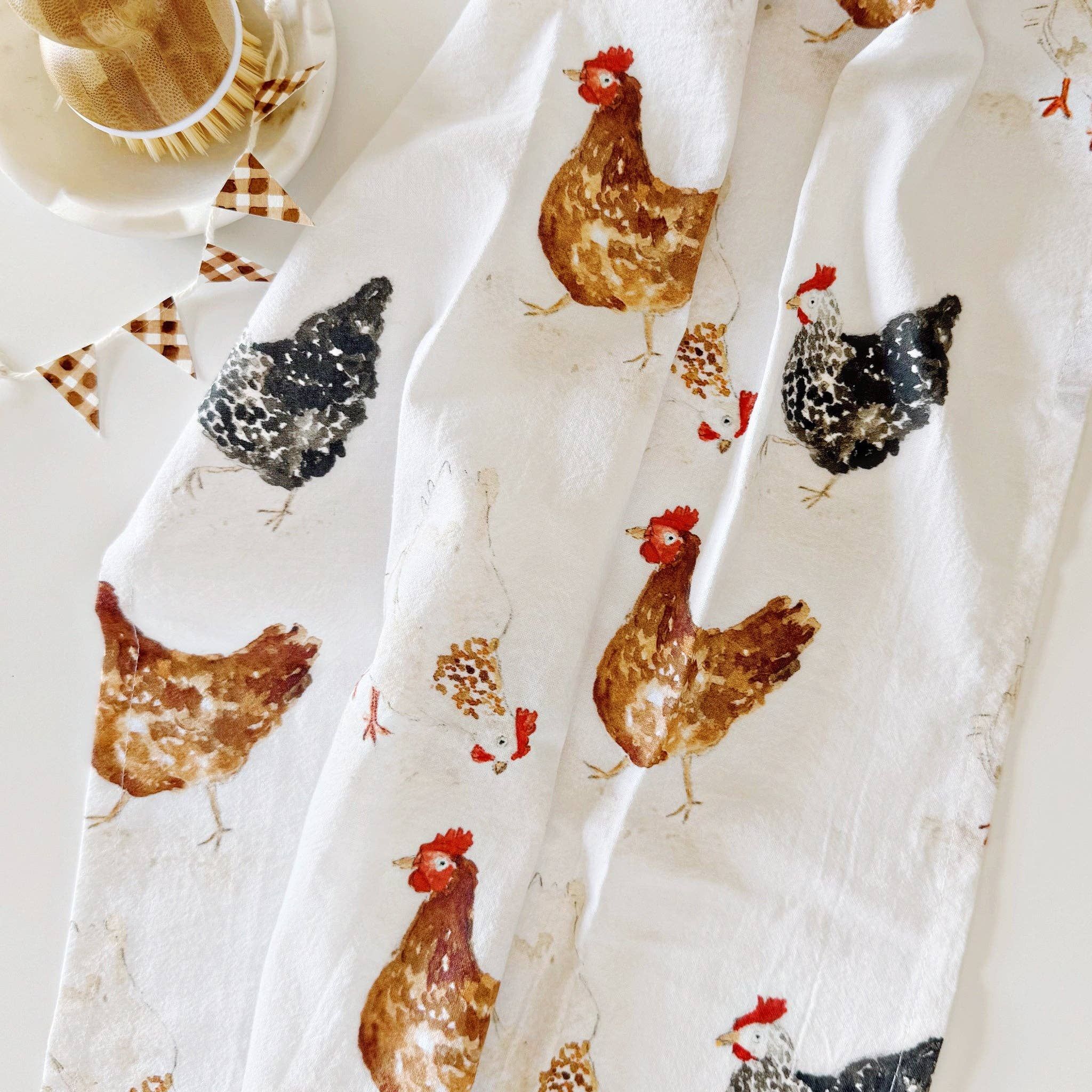 Chickens tea towel - Image 5