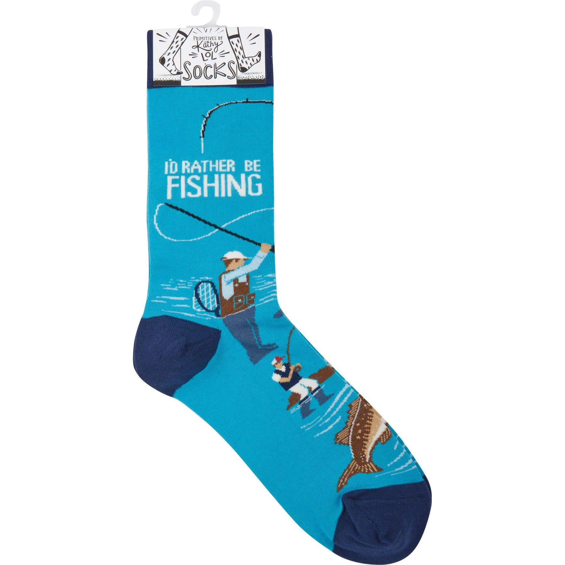 I'd Rather Be Fishing Socks - Image 4