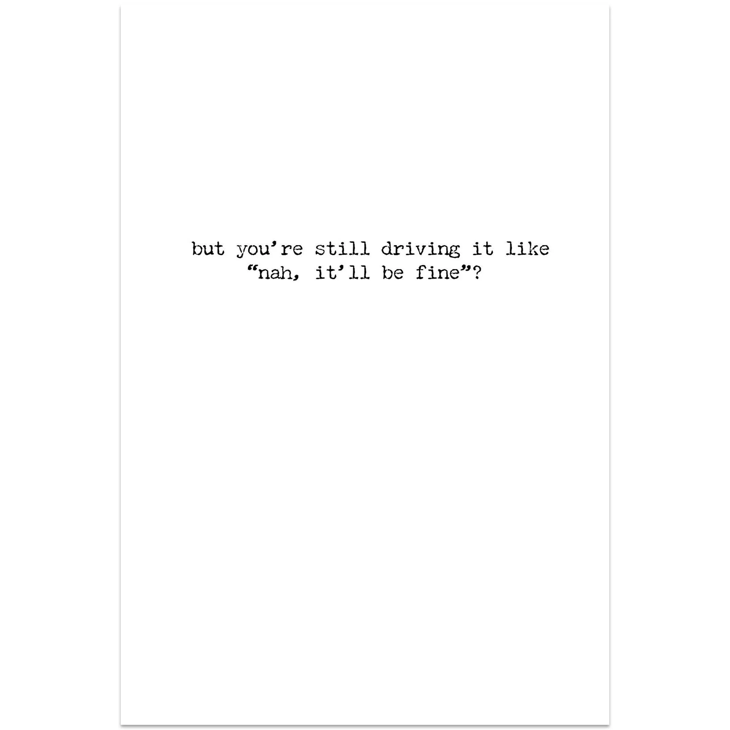 Check Engine Light Greeting Card - Image 3