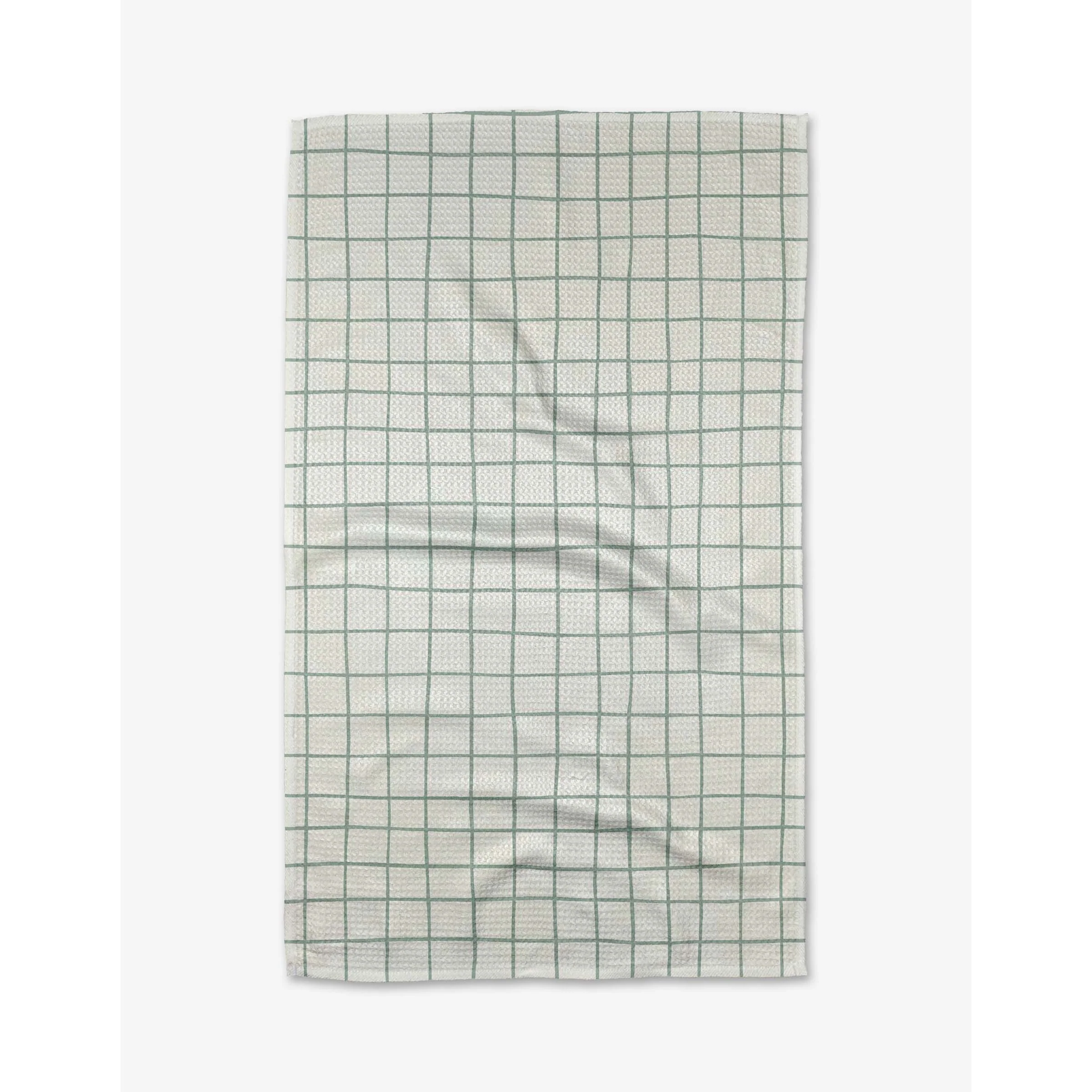 Spring Grid Geometry Tea Towel