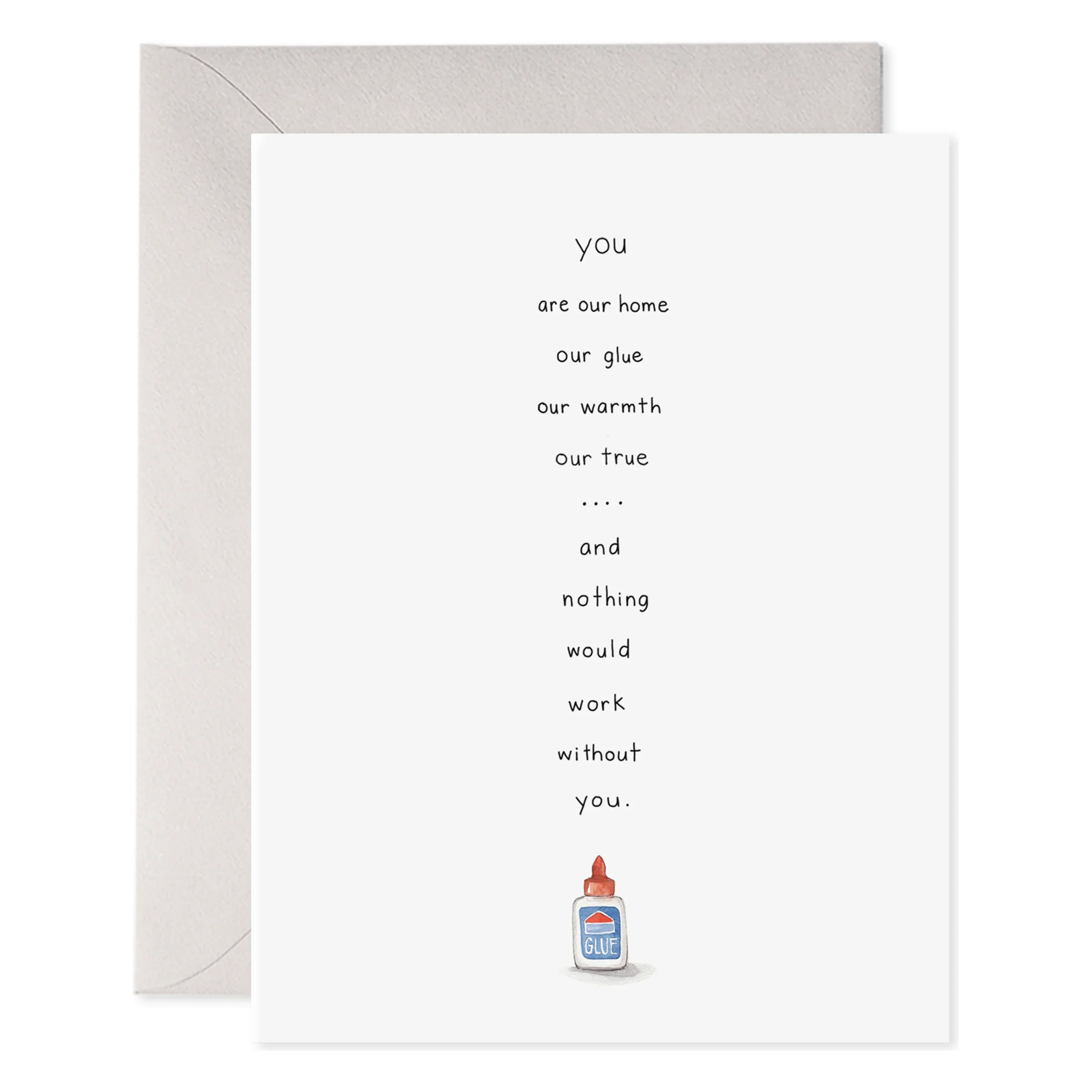 Glue Card | Mother's Day Greeting Card
