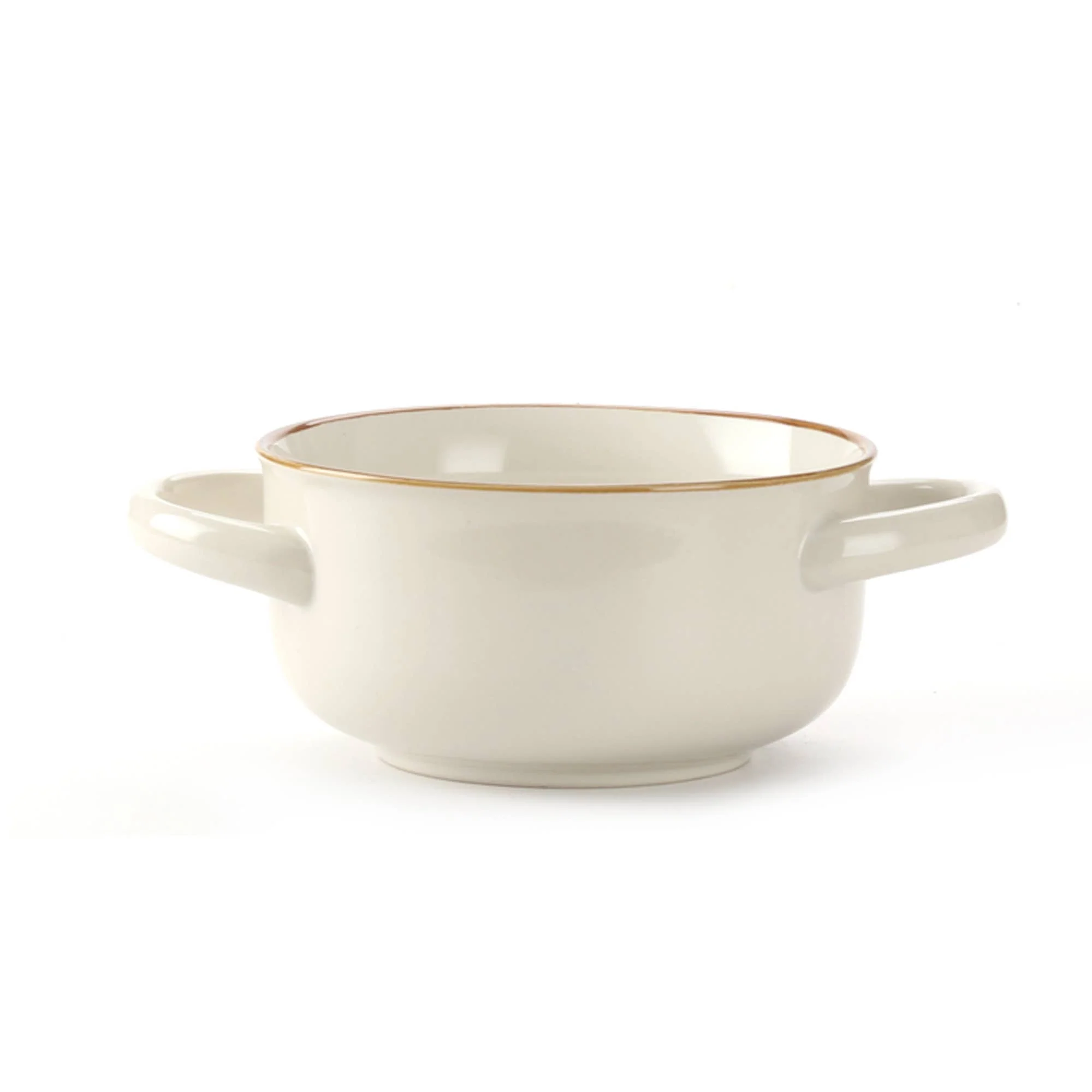 Soup Bowl Alpine. Serving Bowl. Cream. 35 oz