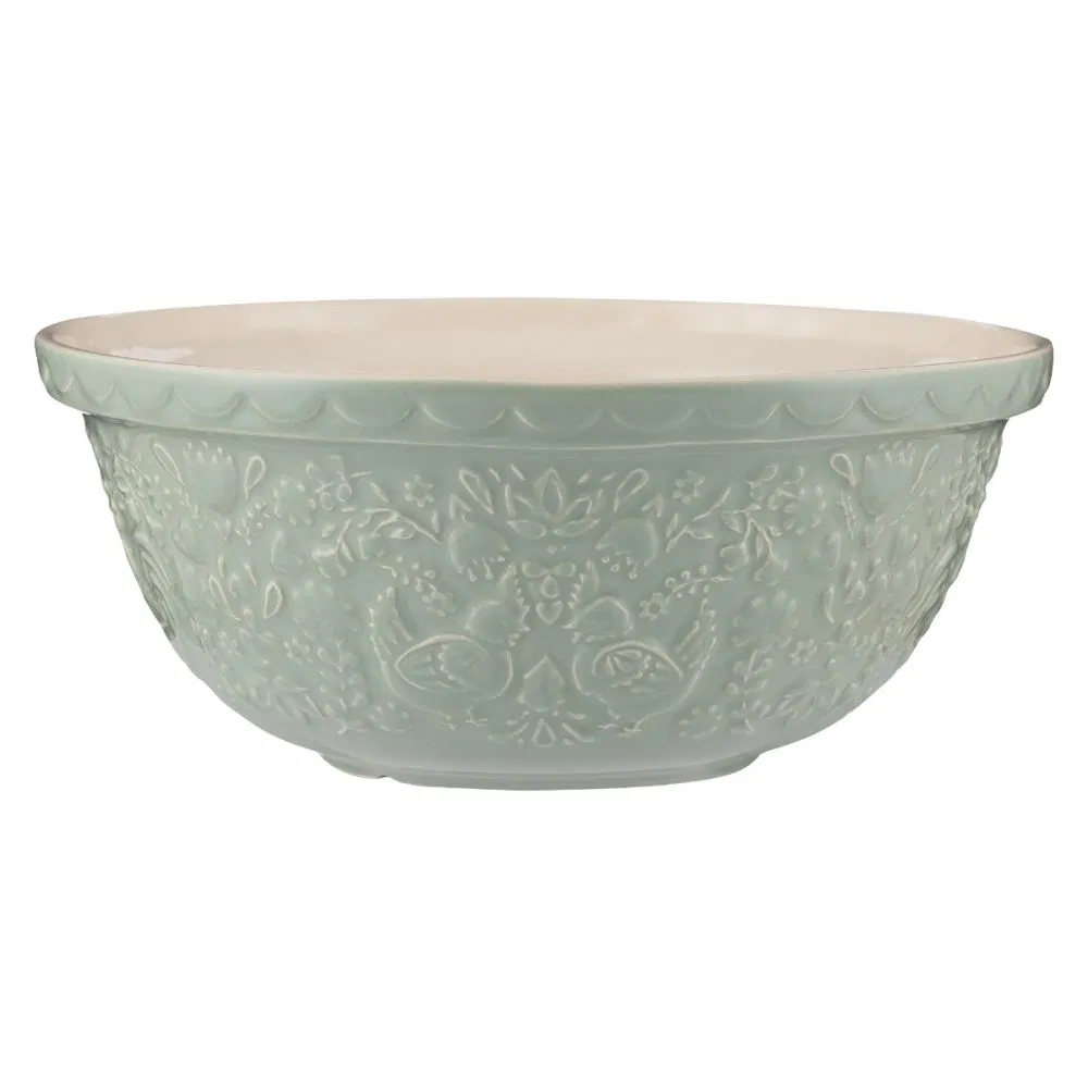 Mason Cash Home To Roost S12 Pale Green Mixing Bowl