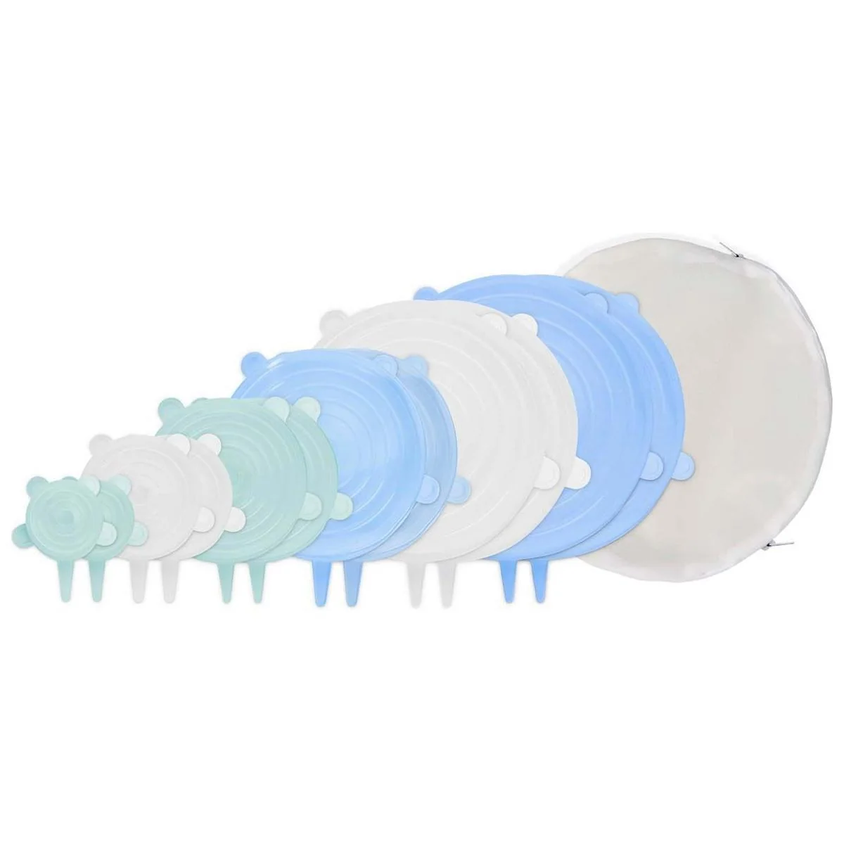 Reusable Stretch Food Storage Lids. 13-Piece Set