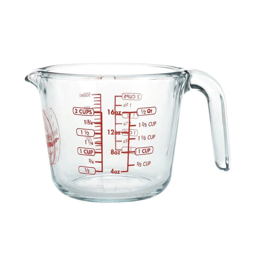 Mrs. Anderson's Baking Glass Measuring Cup. 2 Cup Capacity - Image 2
