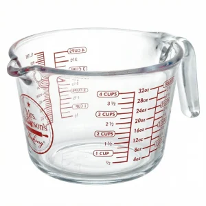 Mrs. Anderson's Baking Glass Measuring Cup. 4 Cup Capacity