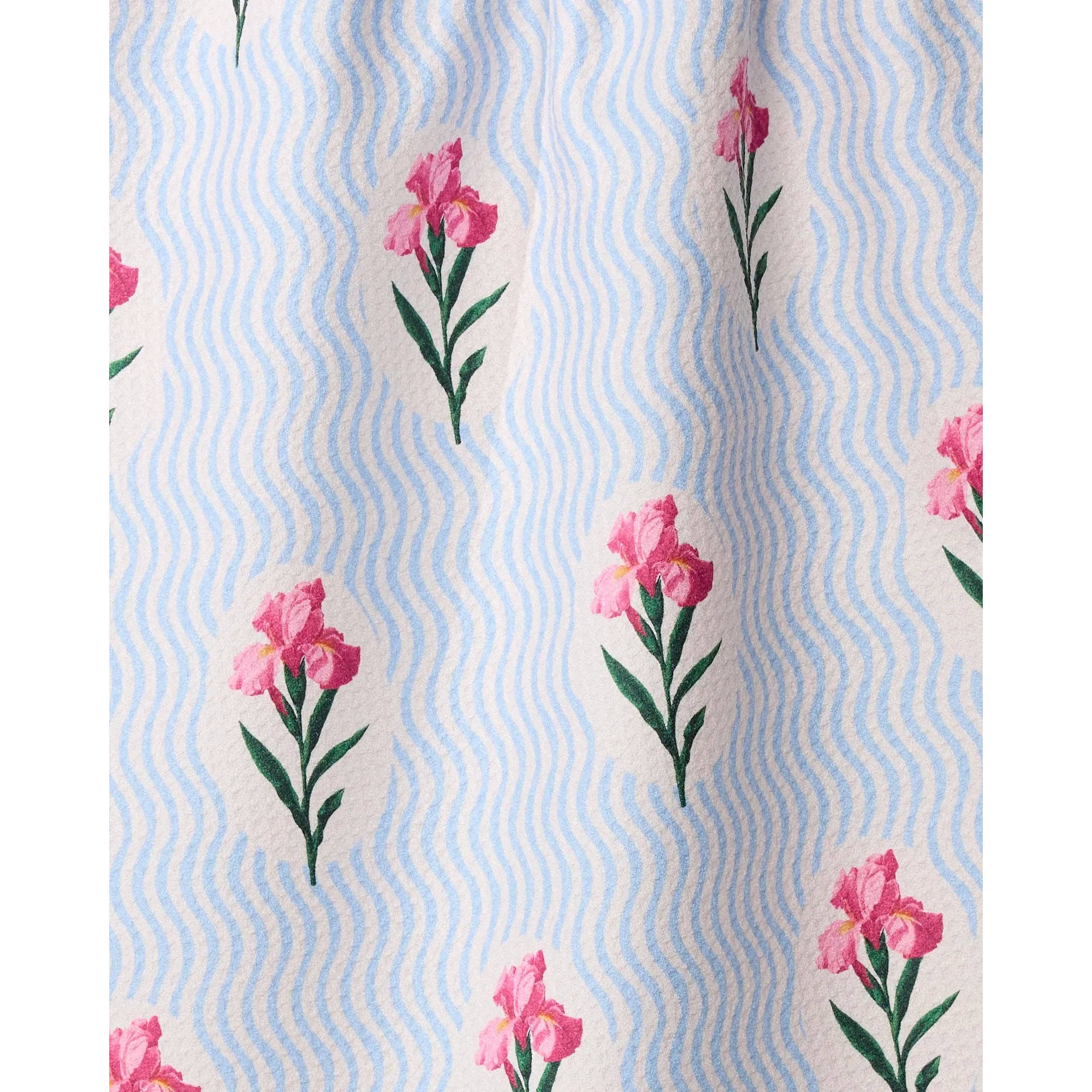 Spatial Bloom Geometry Tea Towel - Image 2