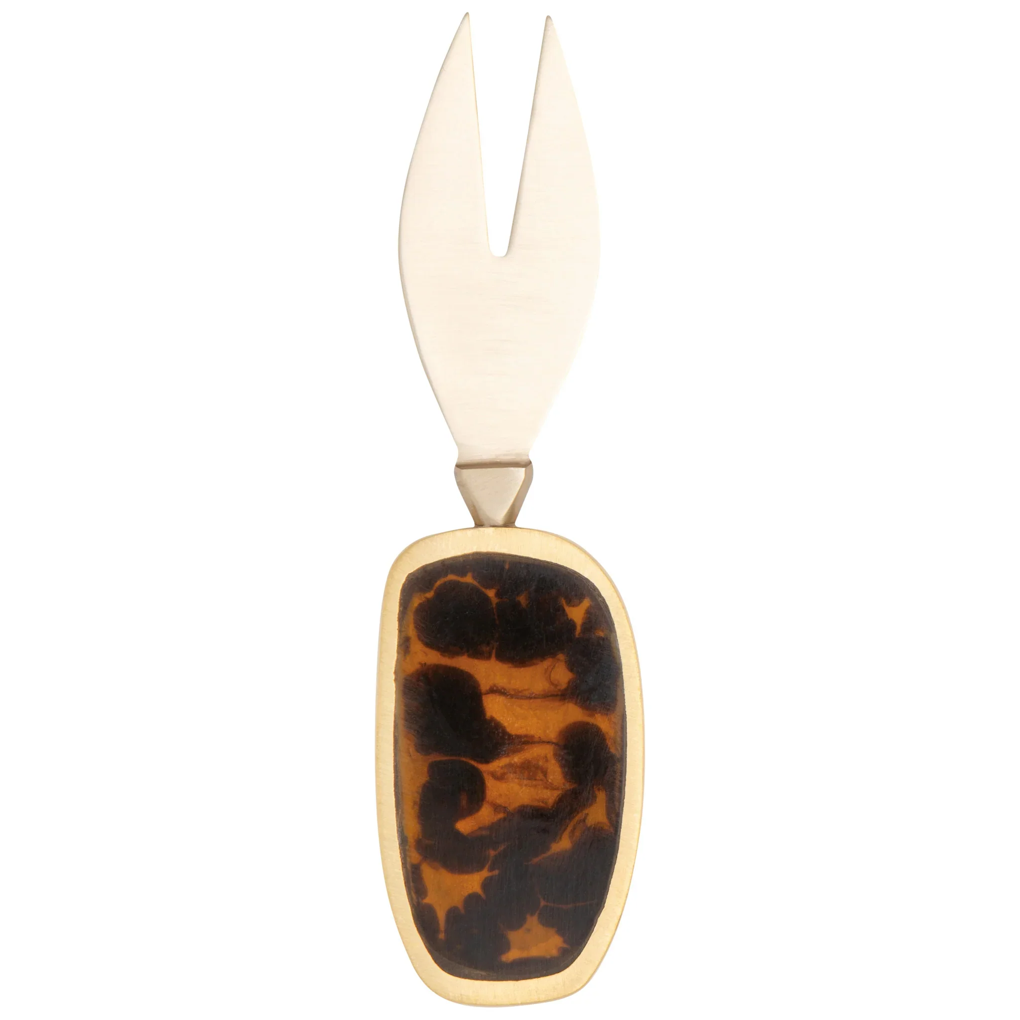 Tortoiseshell Cheese Knives. Set of 3 - Image 2