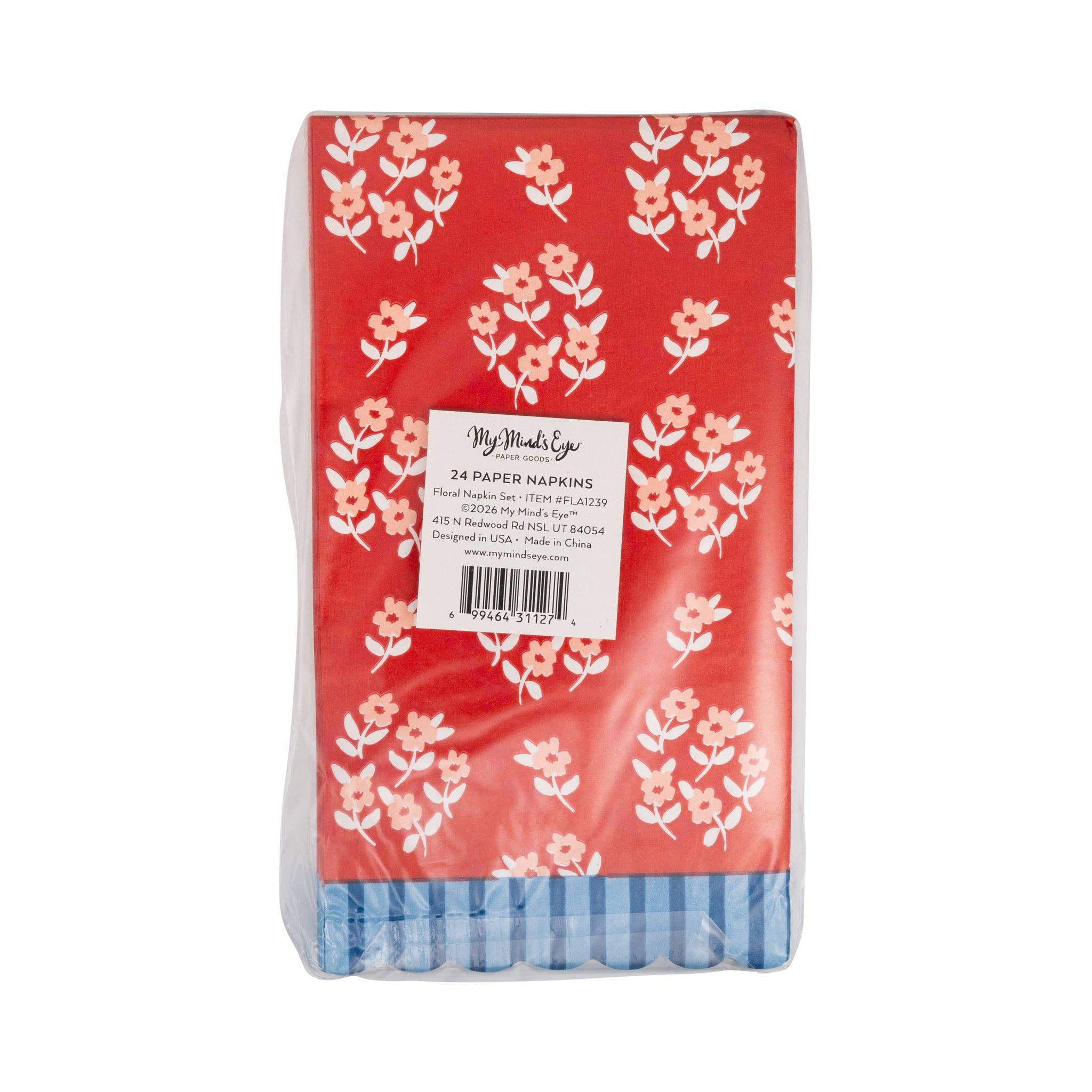 Floral Paper Napkin Set - Image 4