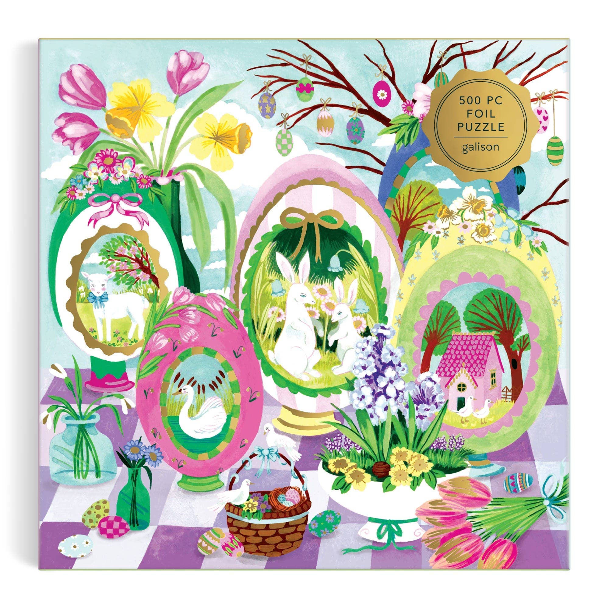 Windows to Spring 500 Foil Piece Puzzle - Image 2