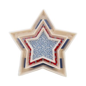 Stacking Stars Bamboo Trays