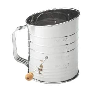 Mrs. Anderson's Baking Hand Crank Sifter. 5 Cup