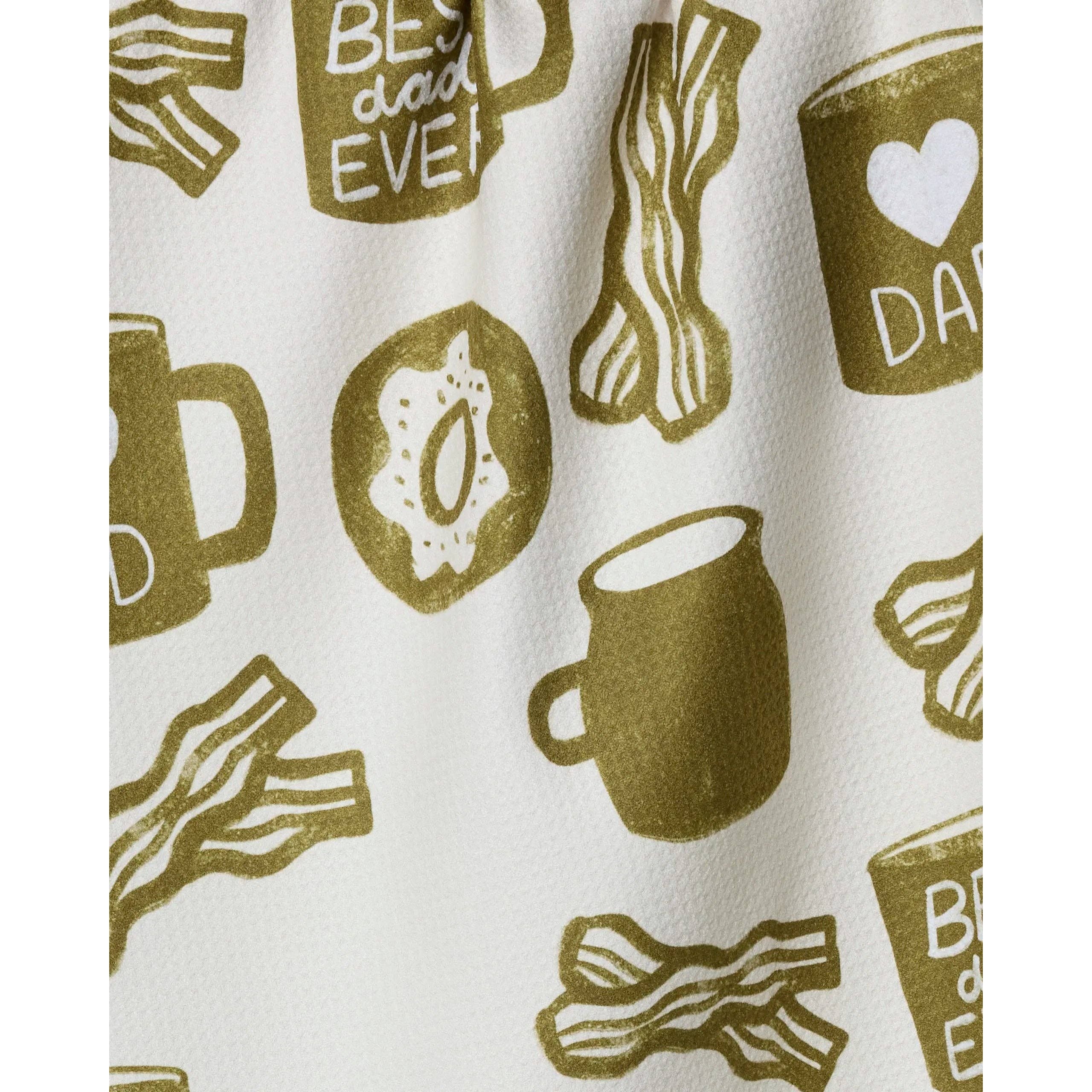 Dad Fuel Geometry Tea Towel - Image 2
