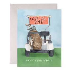 Golf Cart Dad Father's Day Greeting Card