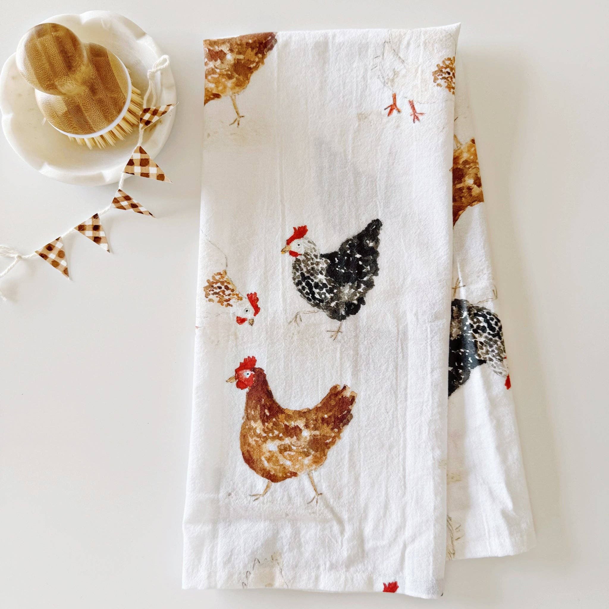 Chickens tea towel - Image 4