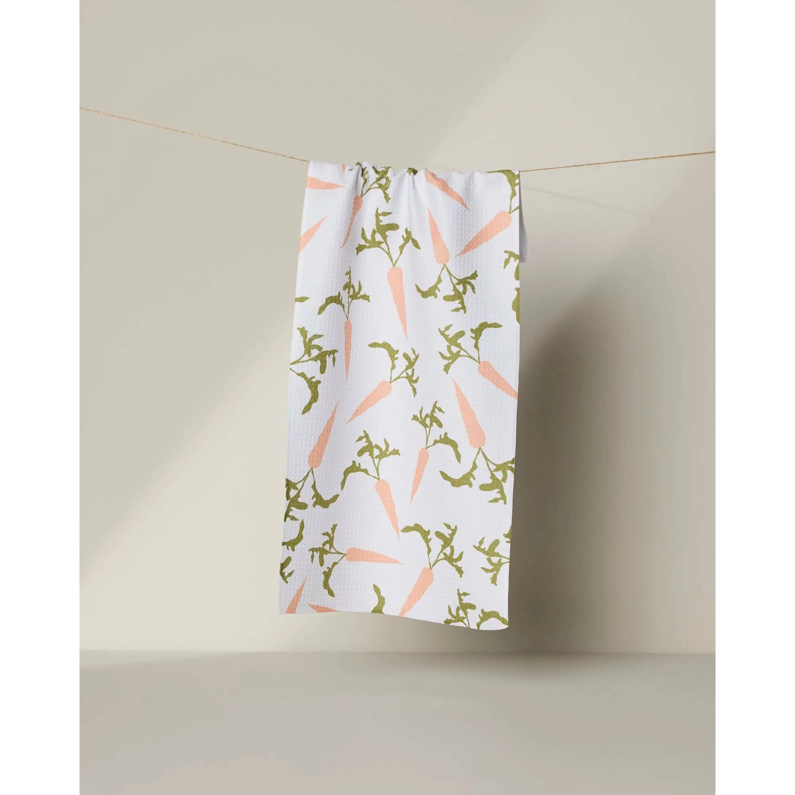 Carrot Toss Geometry Bar Towel