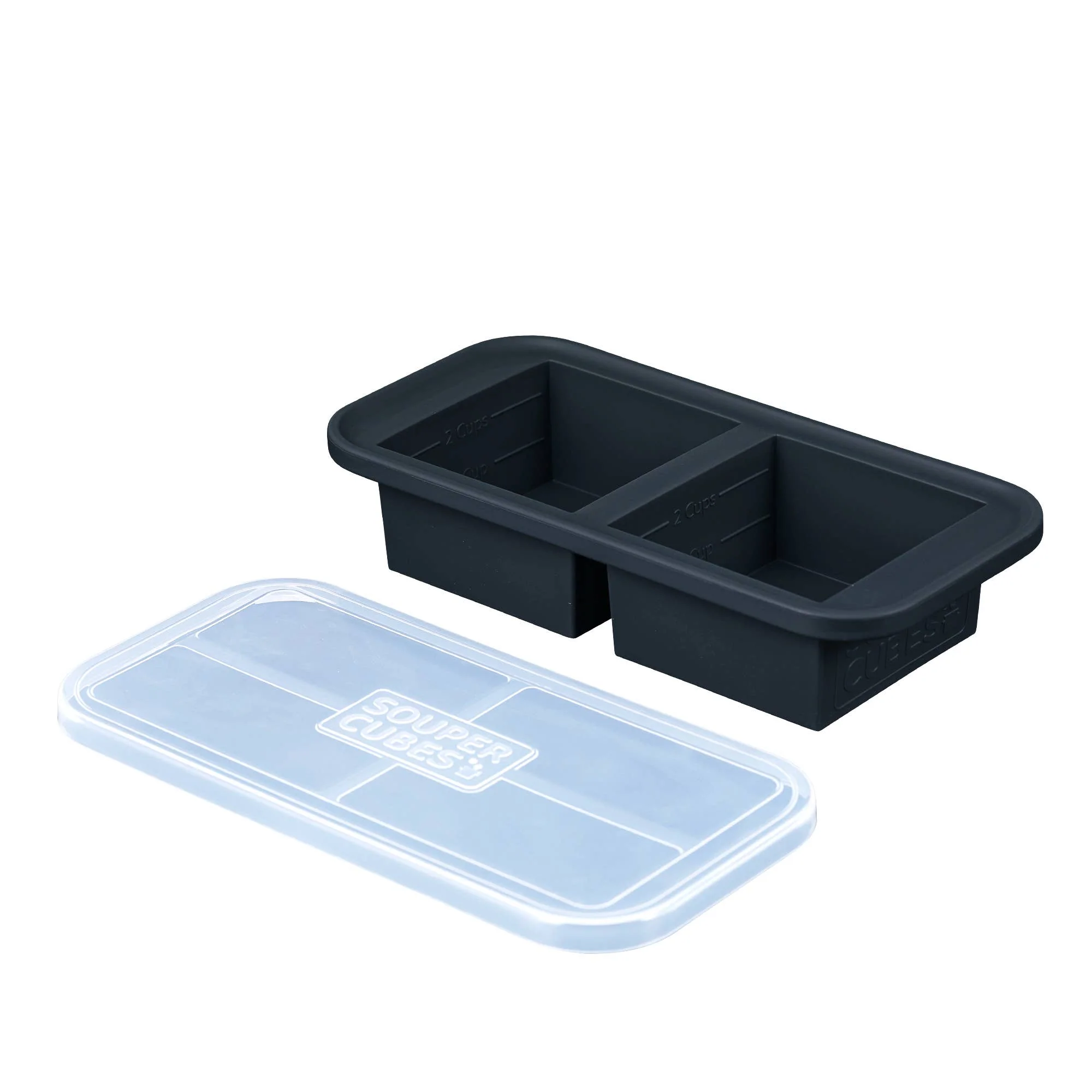 Souper Cubes 2-Cup Silicone Freezing Tray: Aqua - Image 9