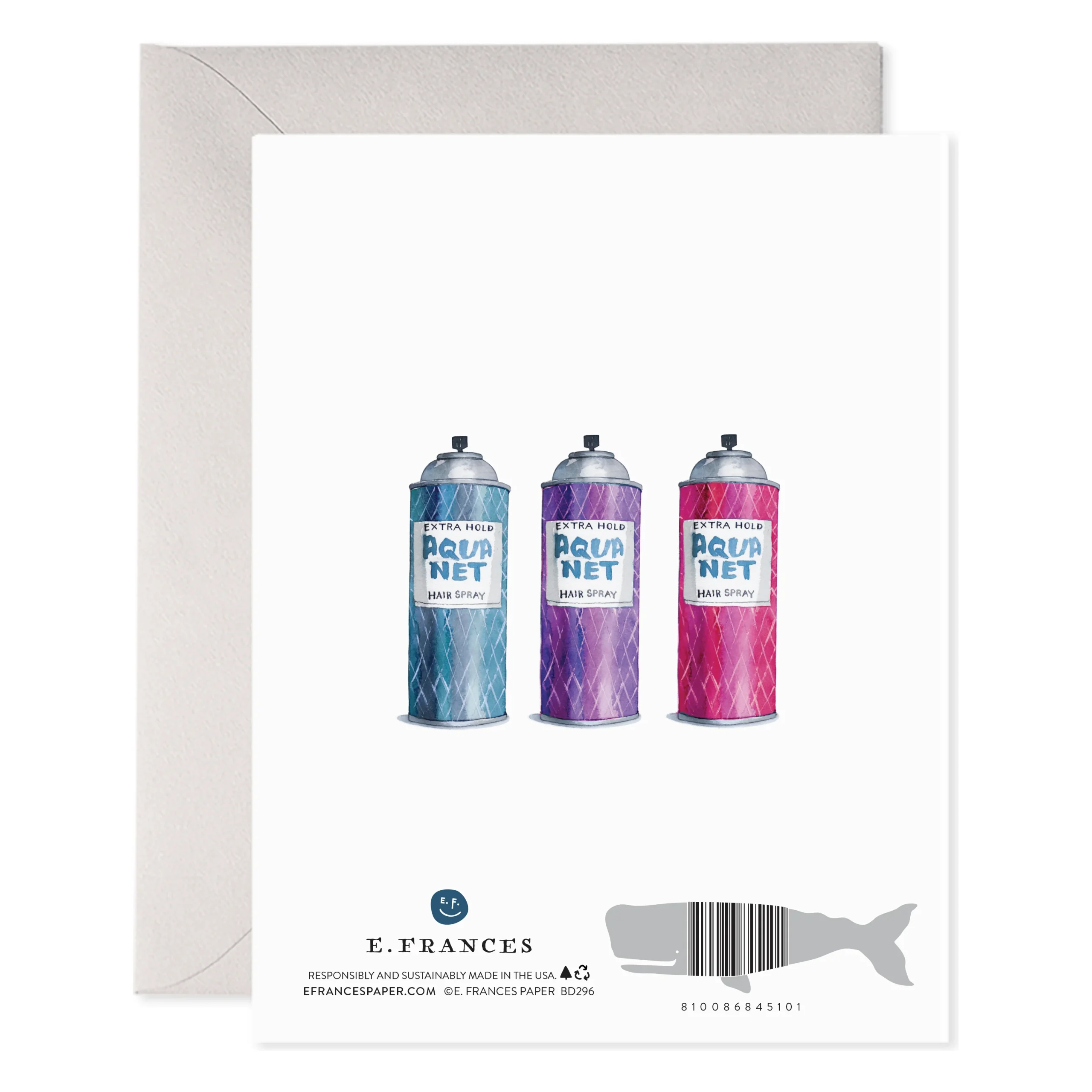 Aquanet Bday | Hairspray Birthday Greeting Card - Image 2