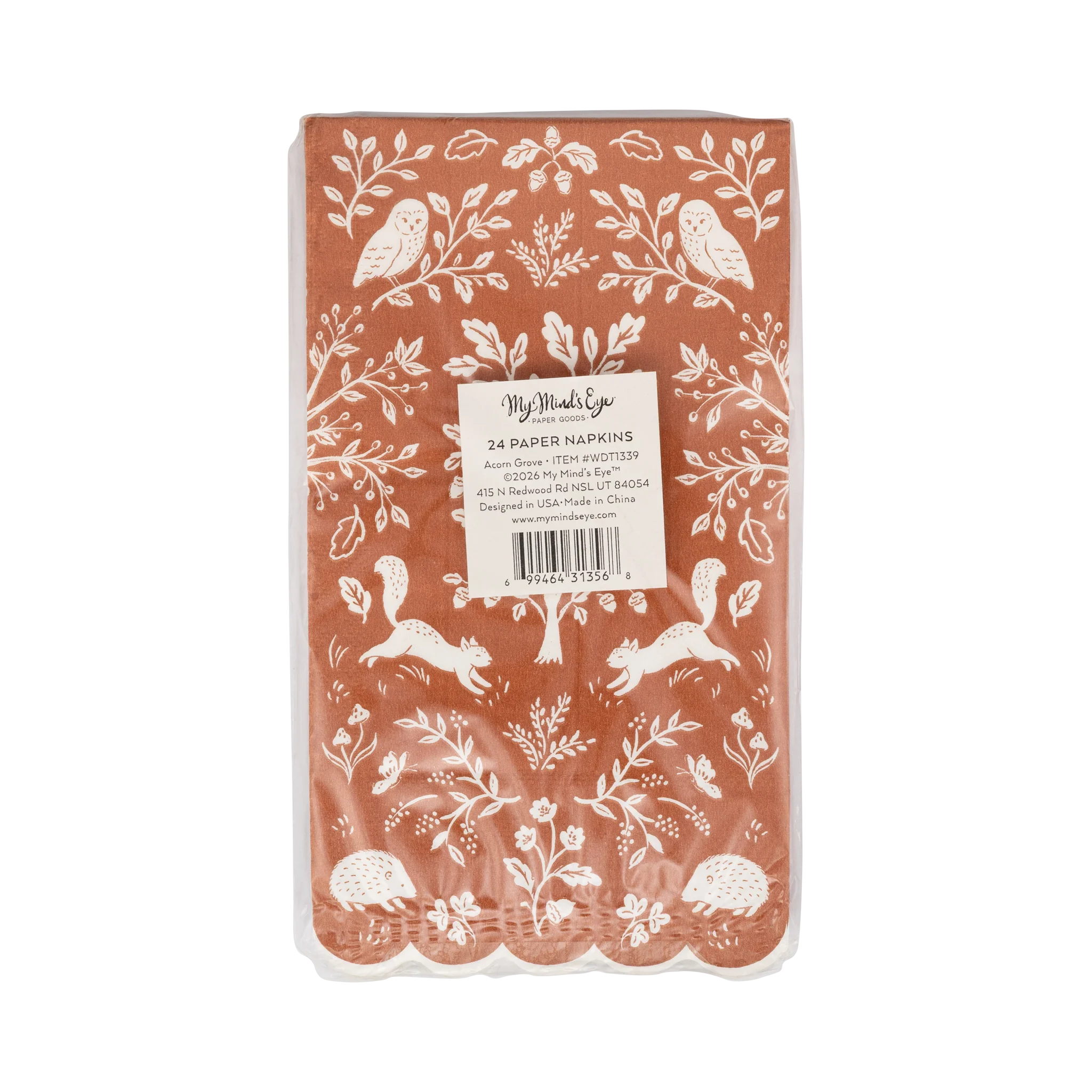 Acorn Grove Dinner Paper Napkins - Image 5