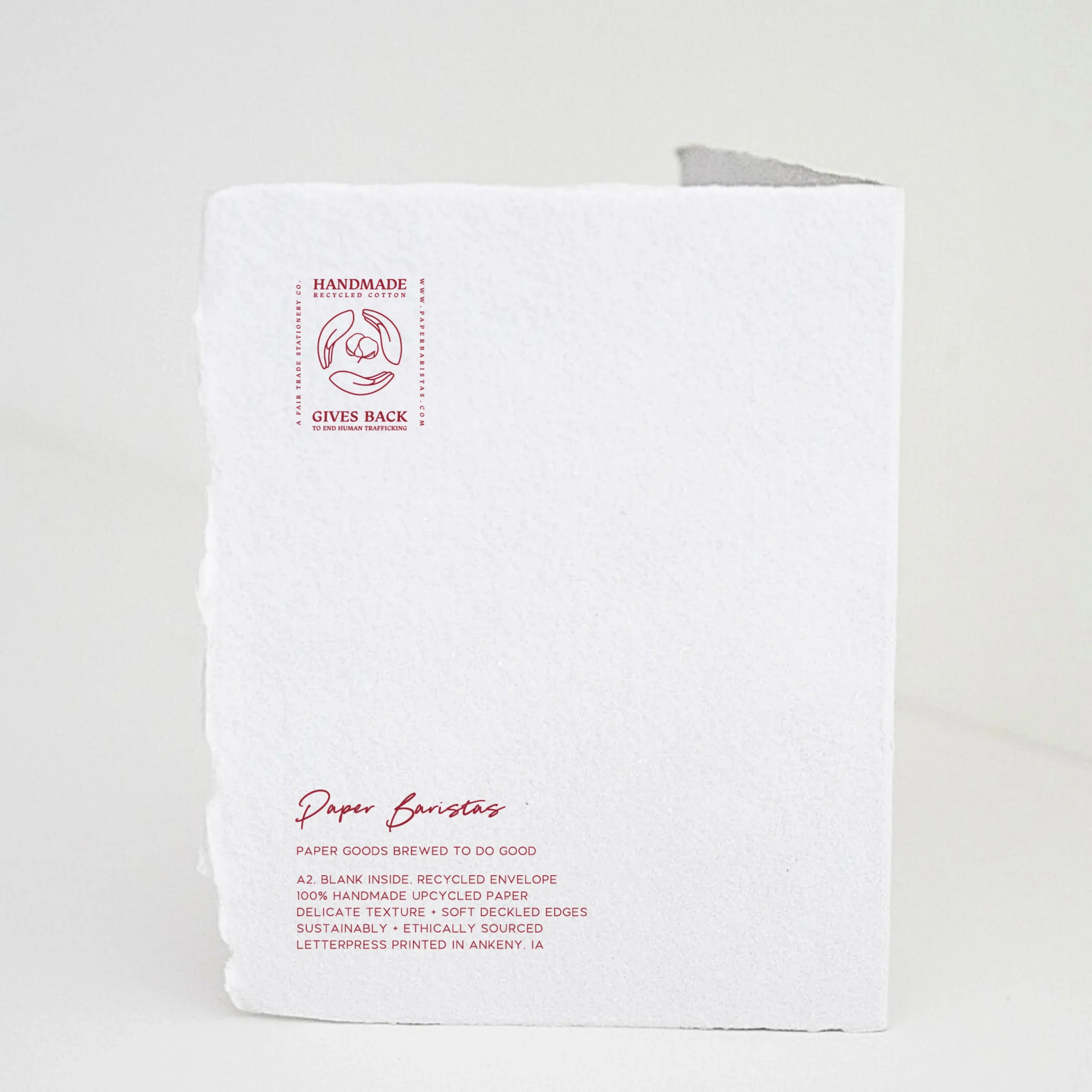 Be Mine White Valentine's Day | Eco-Friendly Greeting Card - Image 4