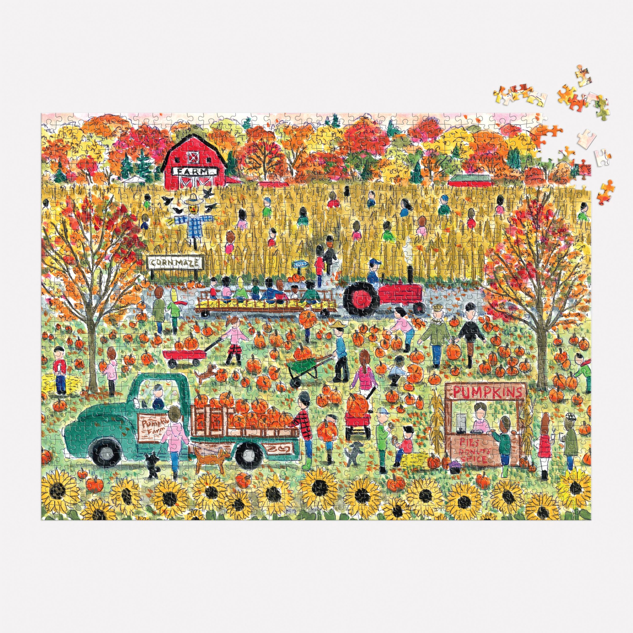 Michael Storrings Pumpkin Patch 1000 Piece Puzzle - Image 2