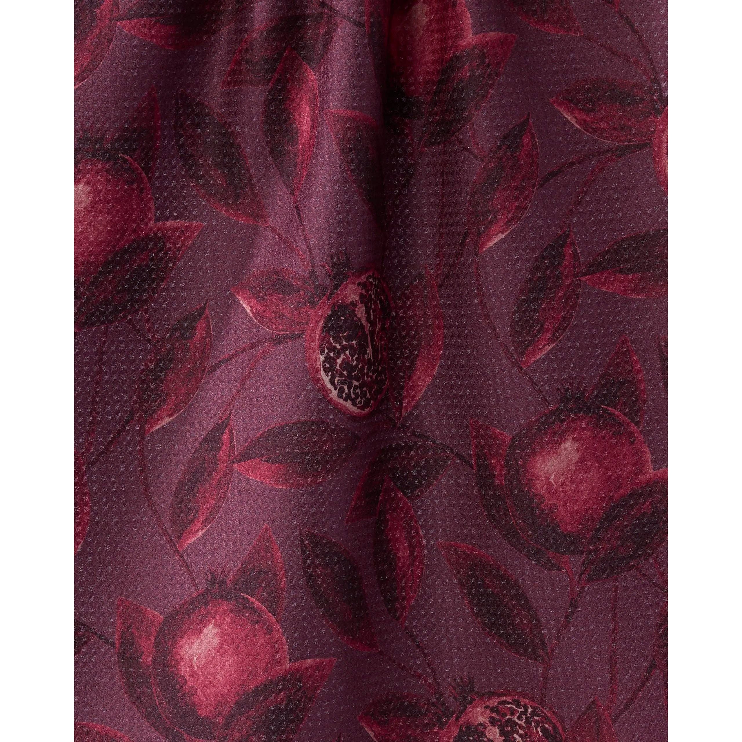 Rich Garnet Geometry Tea Towel - Image 2