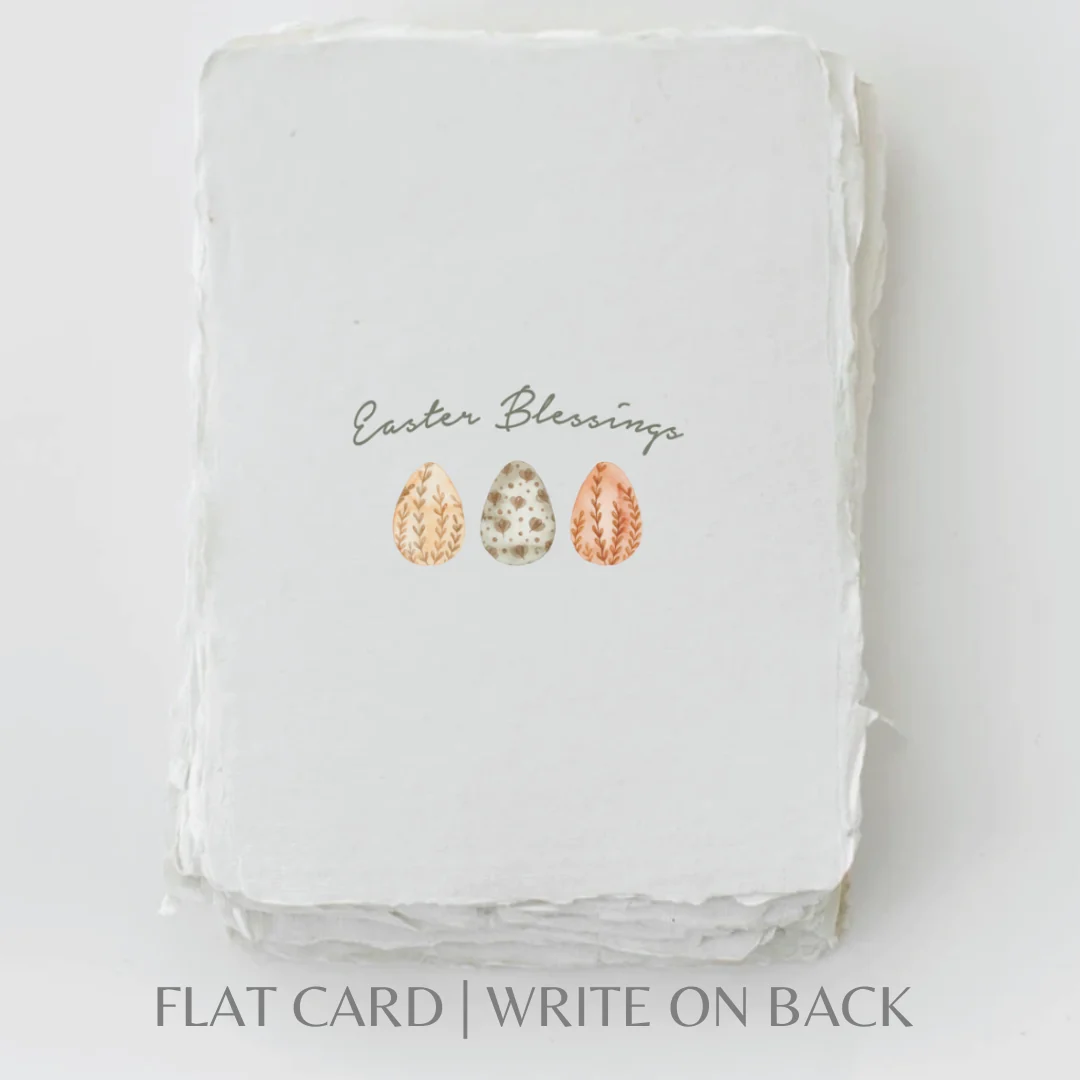 Easter Blessings | Easter Egg Eco-Friendly Greeting Card - Image 2