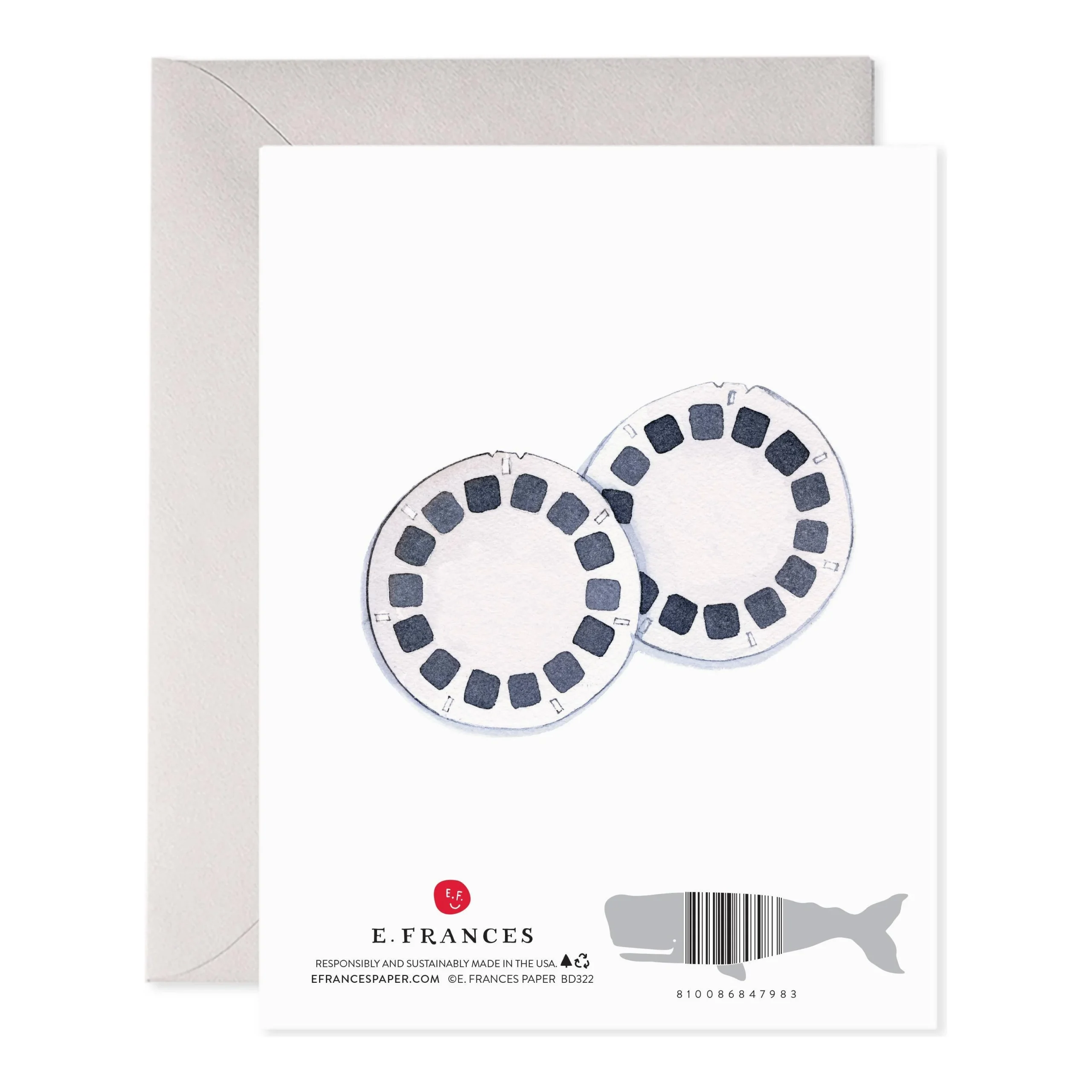 Viewfinder Birthday Card – Retro Nostalgia Greeting Card - Image 2