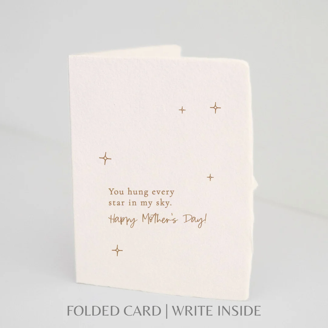 You hung every star in my sky | Mother's Day Card - Image 3