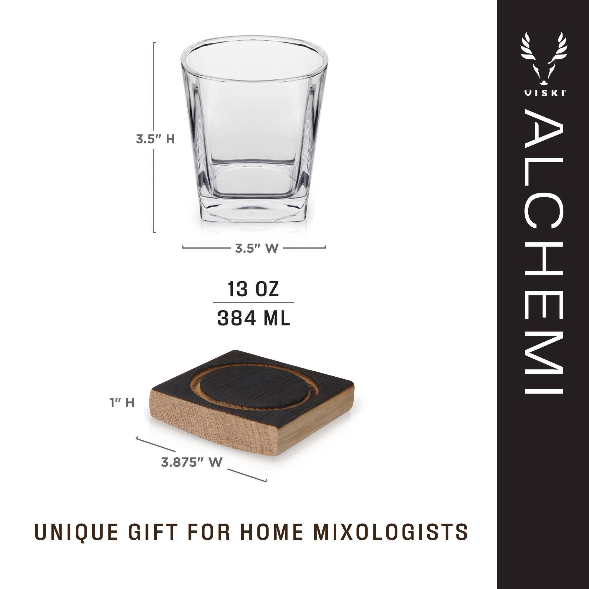 Alchemi™ Oak Barrel Board Smoke Infusion Kit - Set of 3 - Image 6