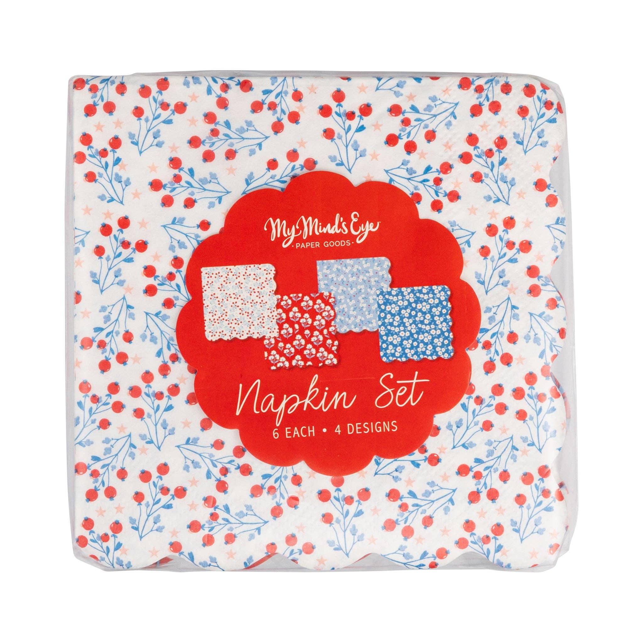 Floral Cocktail Paper Napkin Set - Image 6