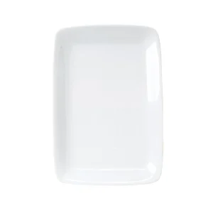 Minimalist White Rectangular Platter. 14