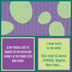 NAPKIN Born To Be Wild | Funny Party Gift | Cocktail Napkin