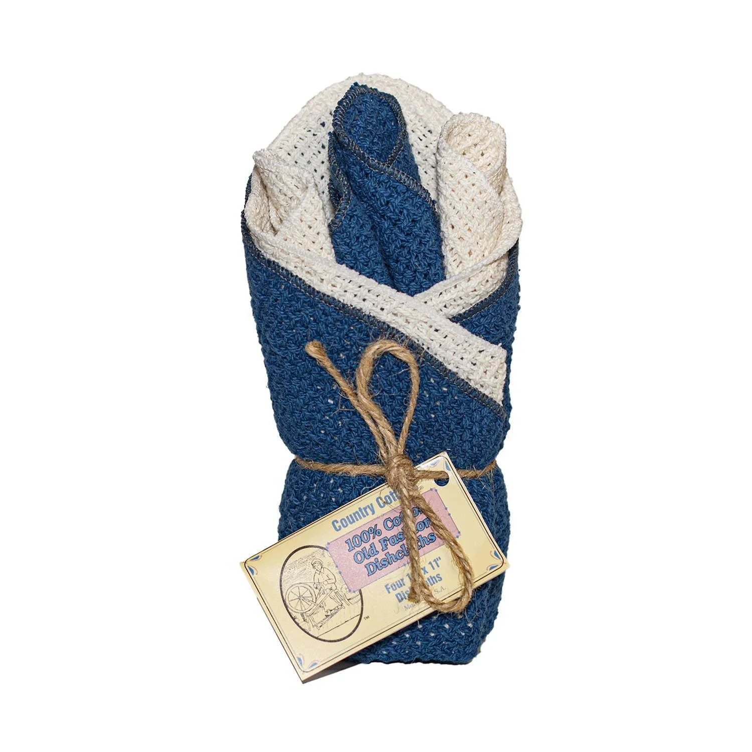 Cotton Dishcloths - Set of 4 - Image 2