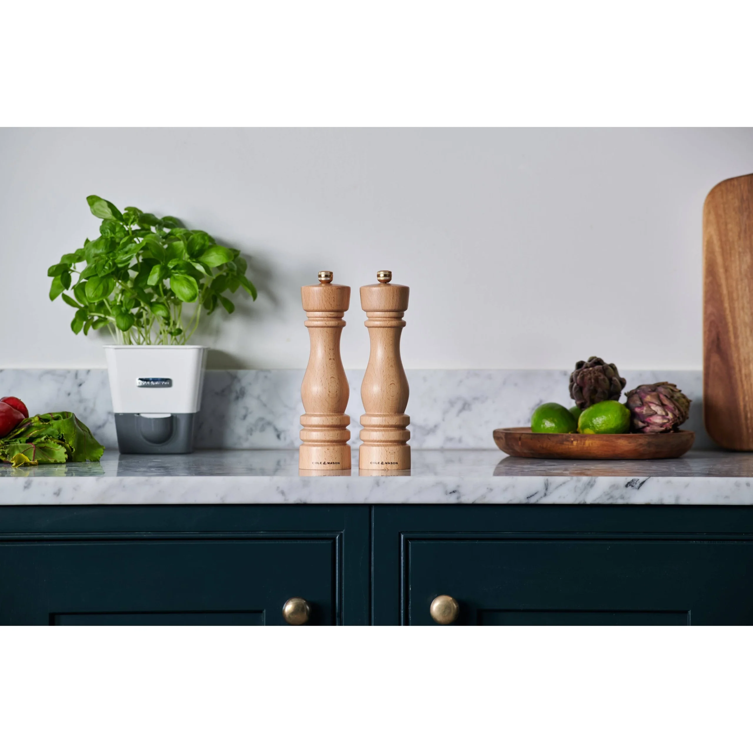 Cole & Mason London Natural Beech Salt & Pepper Mills - Image 5