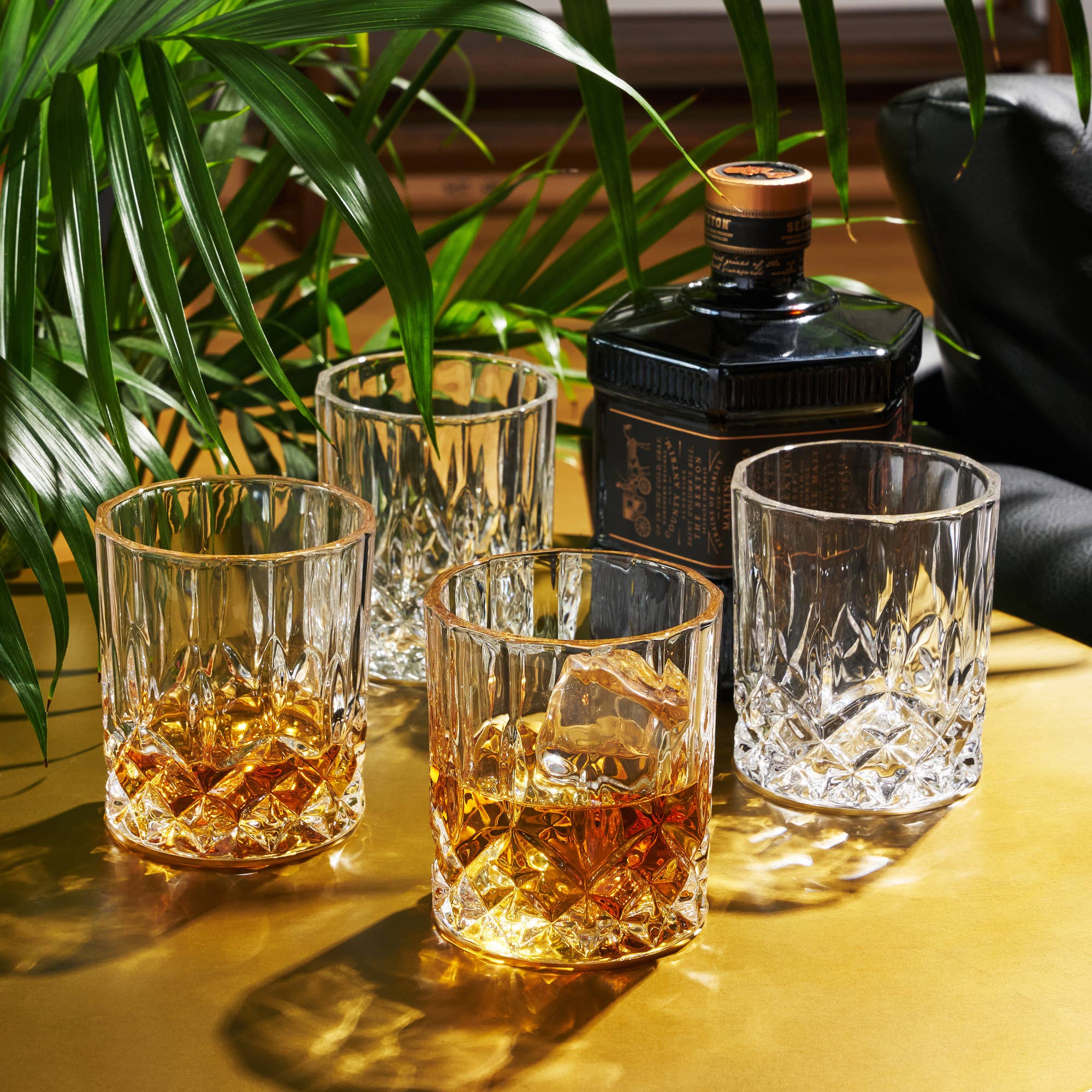 Admiral™ Vintage Style Crystal Tumblers Set of 4 - Image 5